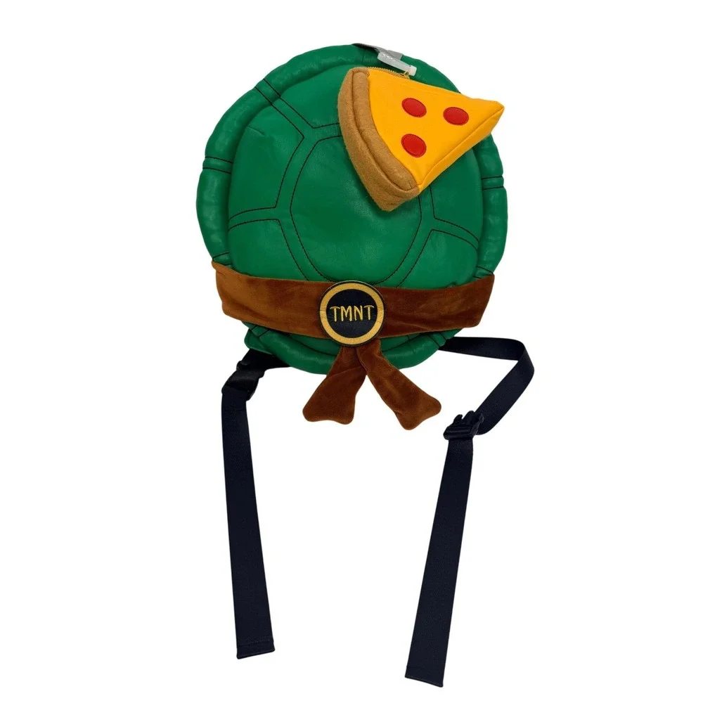 Teenage Mutant Ninja Turtles TMNT Shell Backpack Pizza Slice Kids Bag NEW -BQ